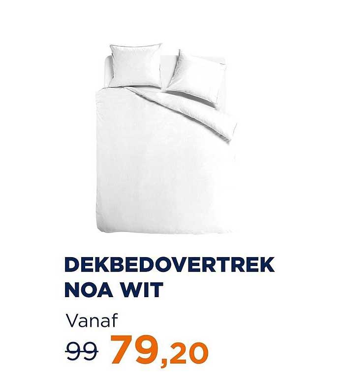 DEKBEDOVERTREK NOA WIT