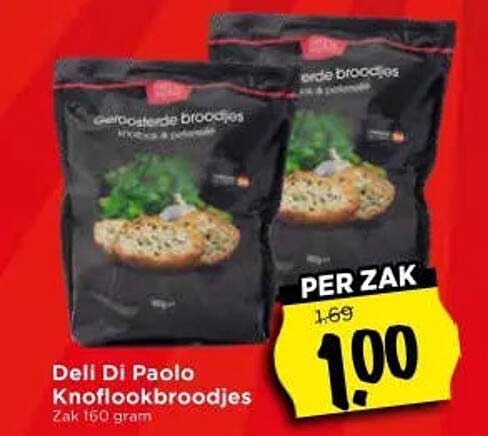 Deli Di Paolo Knoflookbroodjes