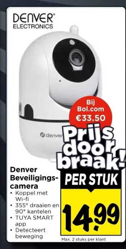 Denver Beveiligingscamera Prijs doorbraak! PER STUK