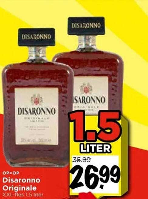 Disaronno Originale XXL fles 1.5 liter 1.5 liter