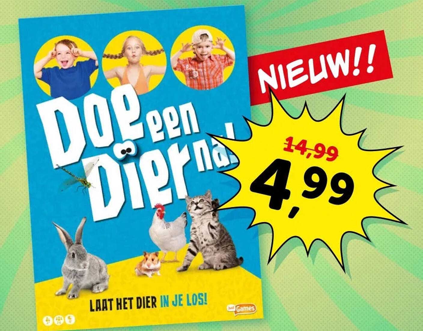 Dope een dier naar