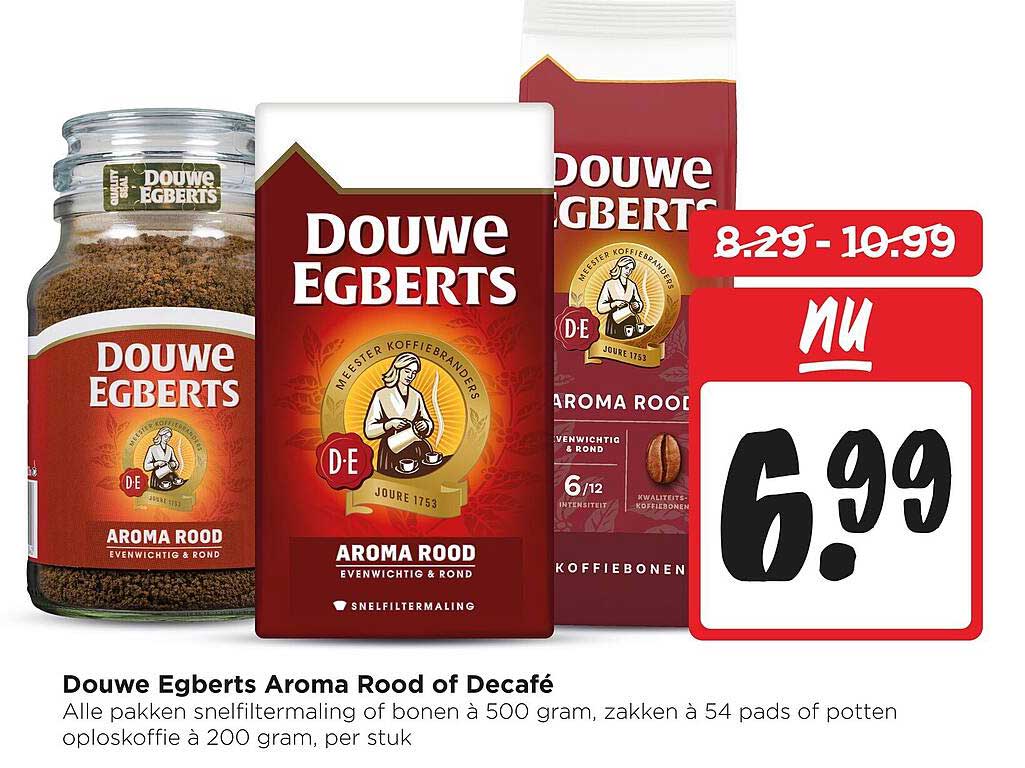 Douwe Egberts Aroma Rood of Decafé