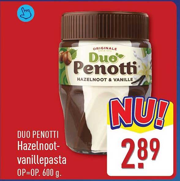 Duo Penotti Hazelnoot-vanillepasta