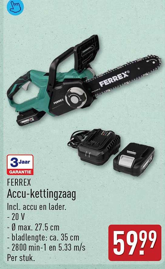 FERREX Accu-kettingzaag