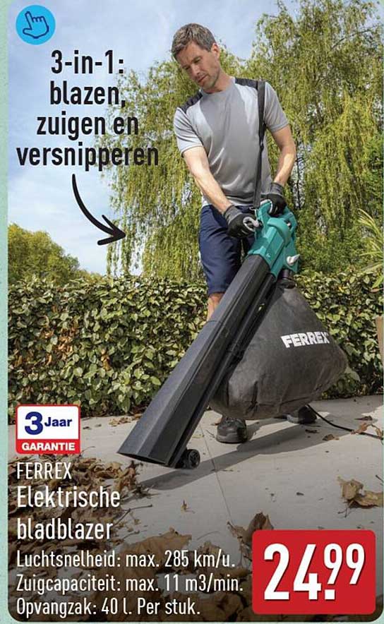 FERREX Elektrische bladblazer