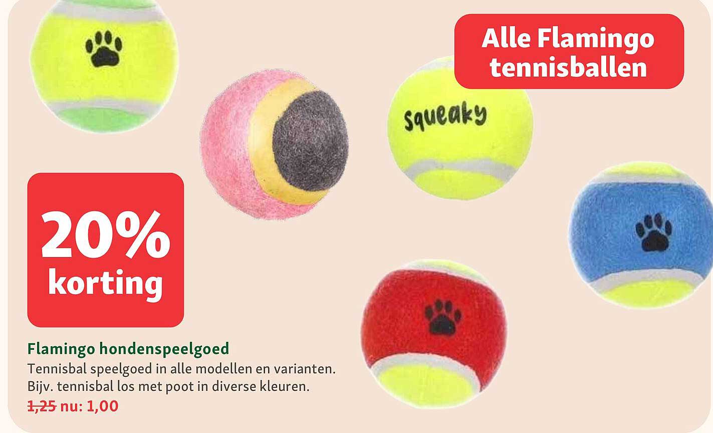 Flamingo hondenspeelgoed