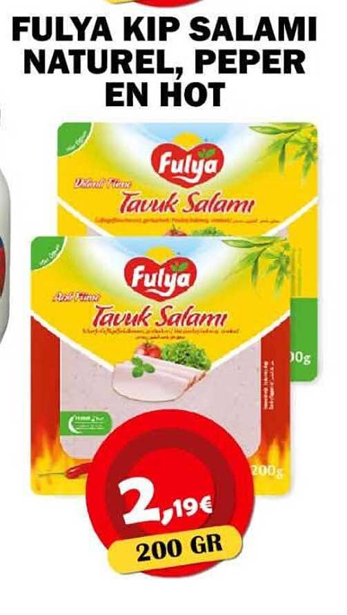 FULYA KIP SALAMI NATUREL, PEPER EN HOT