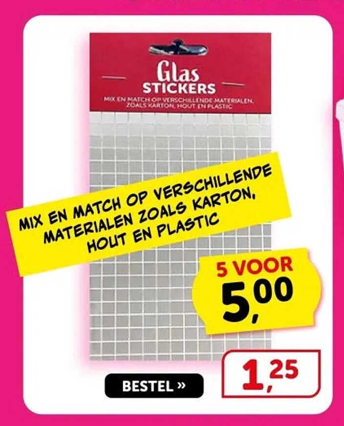 Glas stickers