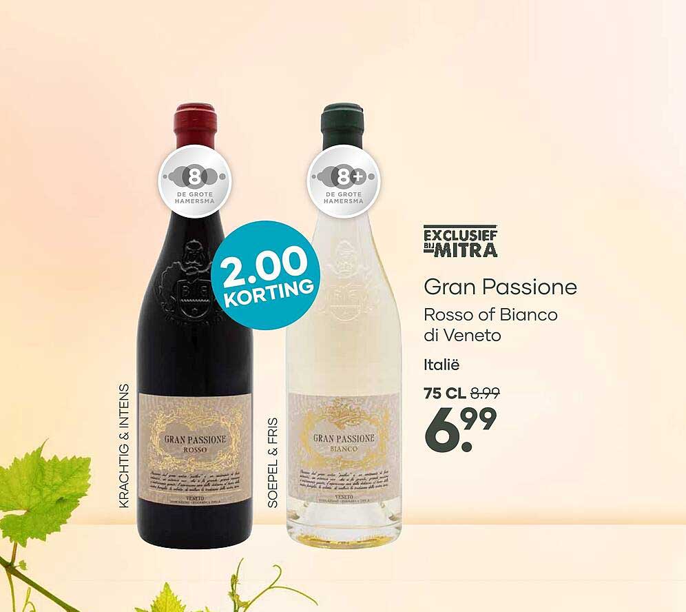 Gran Passione Rosso of Bianco di Veneto
