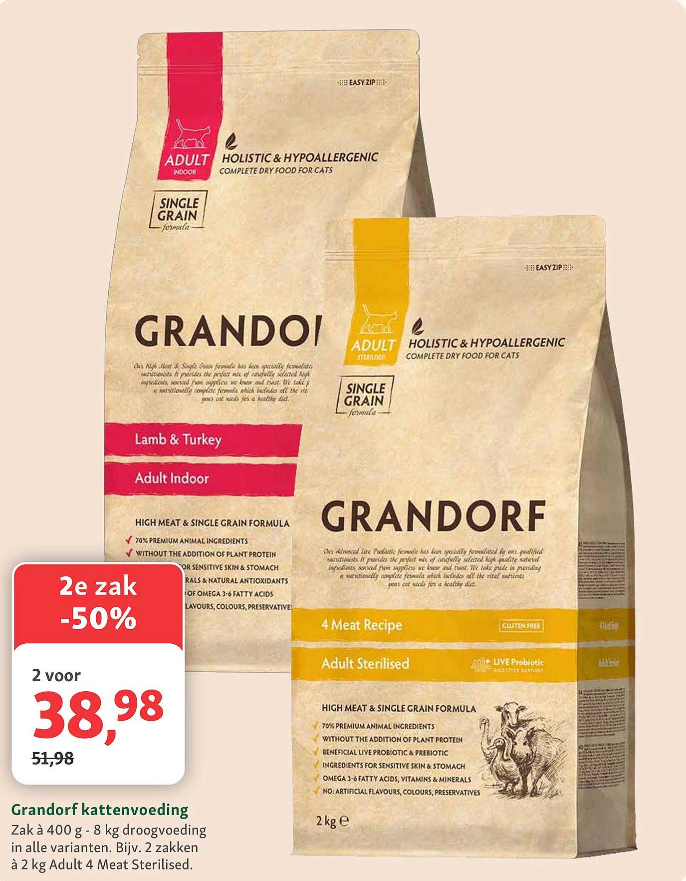 Grandorf kattenvoeding 2e zak -50%