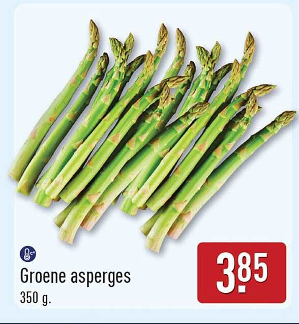 Groene asperges 350 g.