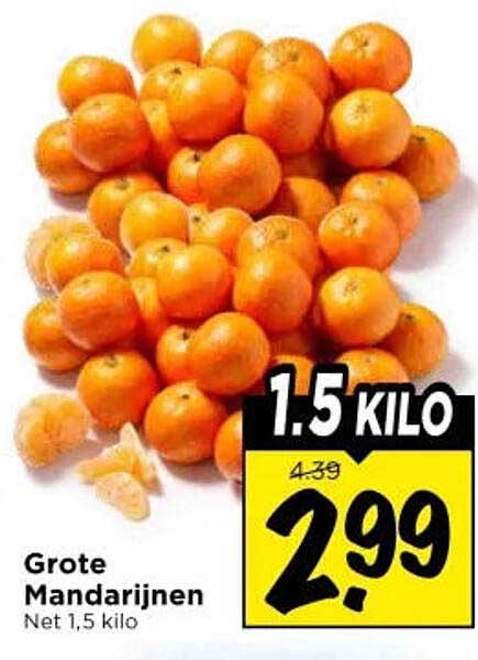 Grote Mandarijnen Net 1,5 kilo