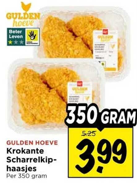 GULDEN HOEVE Krokante Scharrelkiphaasjes