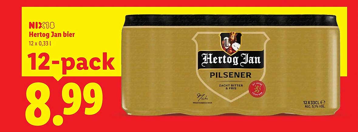 Hertog Jan bier 12 x 0,33 l 12-pack