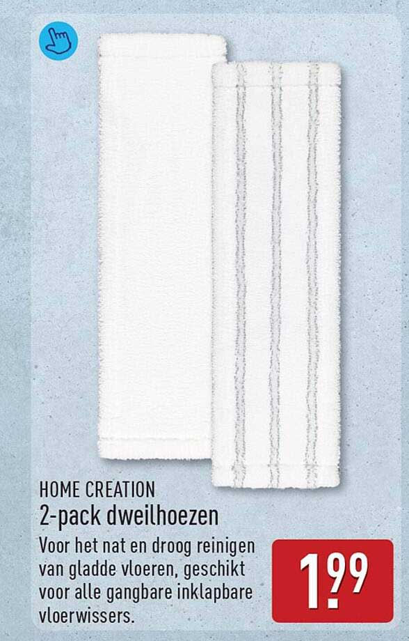 HOME CREATION 2-pack dweilhoezen