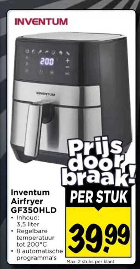 Inventum Airfryer GF350HLD