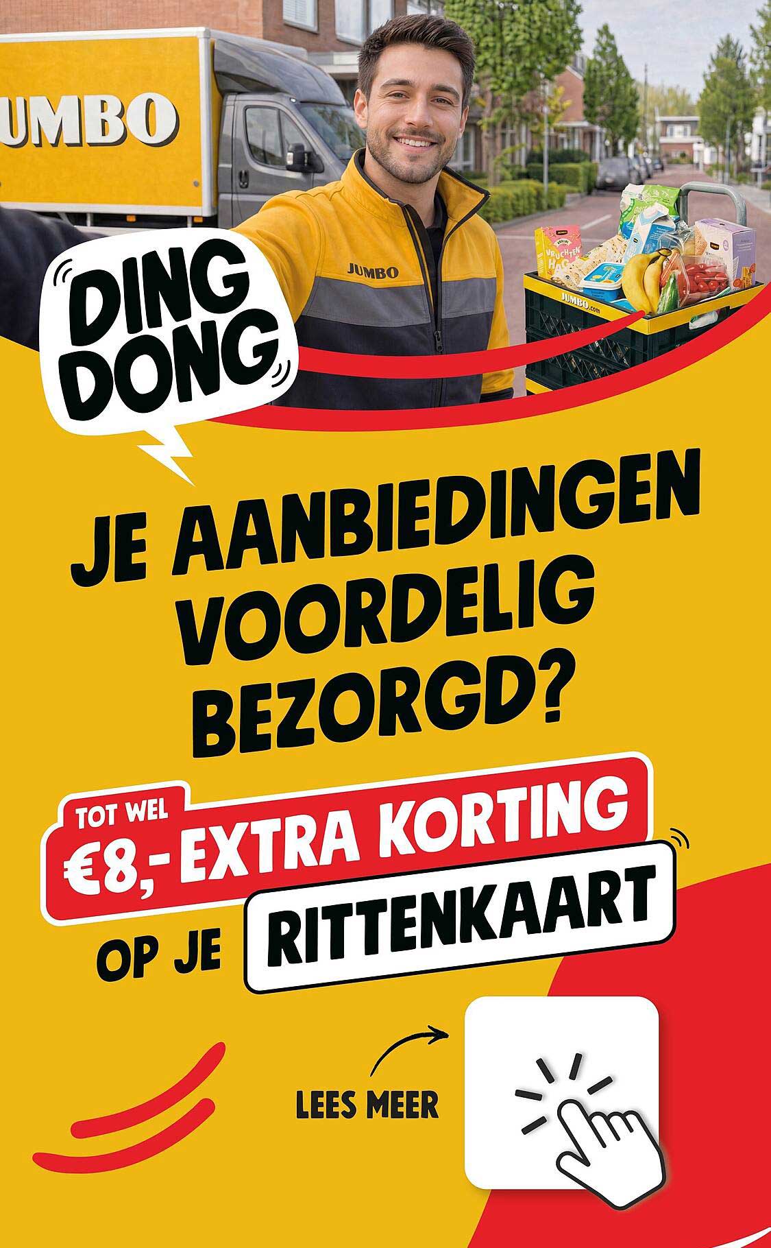 Je aanbiedingen voordelig bezorgd? tot wel €8,- extra korting op je Rittenkaart