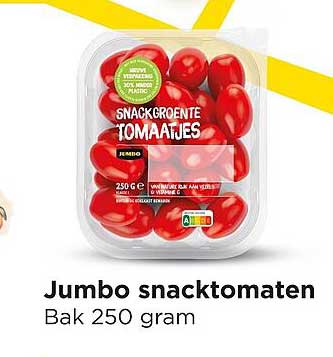 Jumbo snacktomaten Bak 250 gram