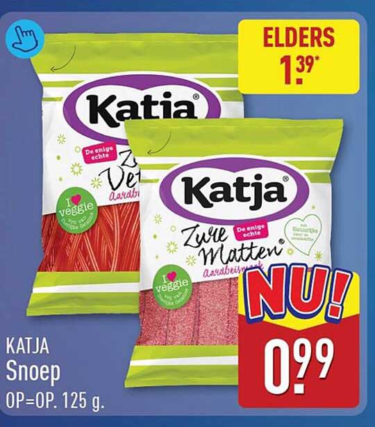 KATJA Snoep OP=OP. 125 g.
