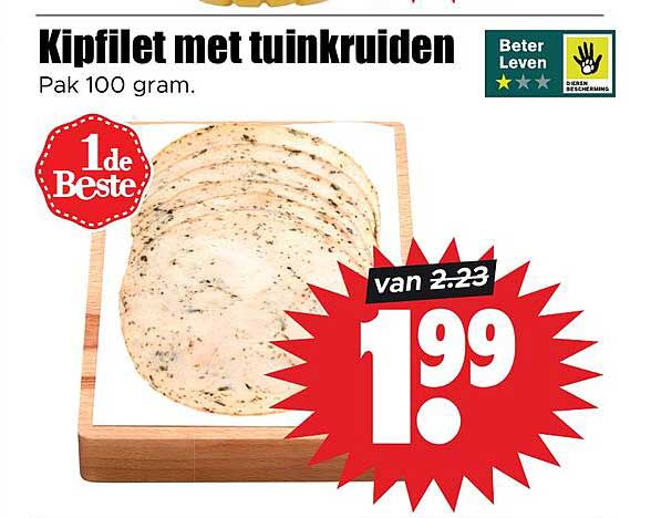 Kipfilet met tuinkruiden