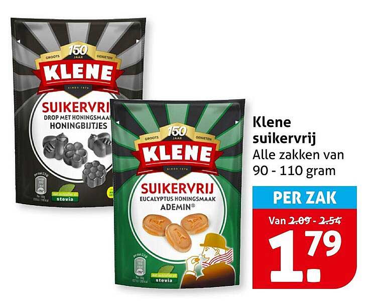 Klene suikervrij