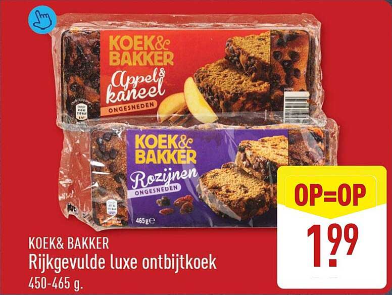 KOEK&Bakker Rijkgevulde luxe ontbijtkoek