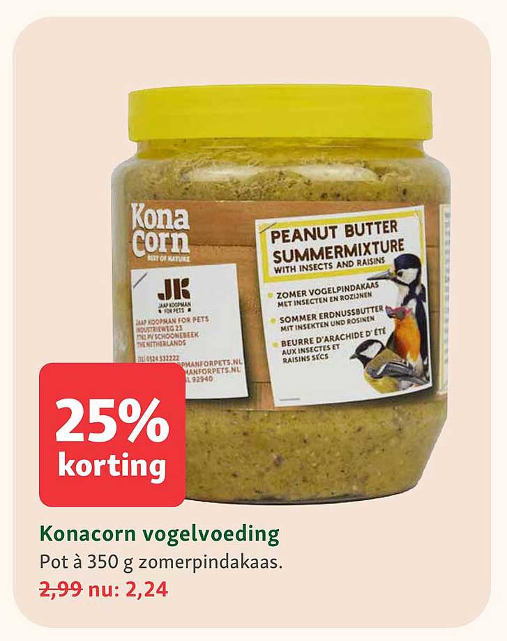 Konacorn vogelvoeding