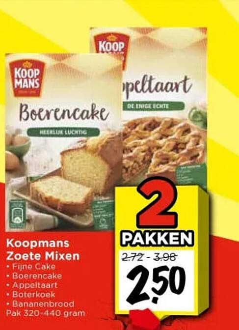 Koopmans Zoete Mixen 2 pakken
