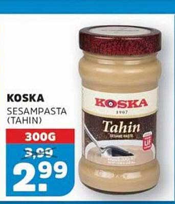 KOSKA SESAMPASTA (TAHIN) 300G