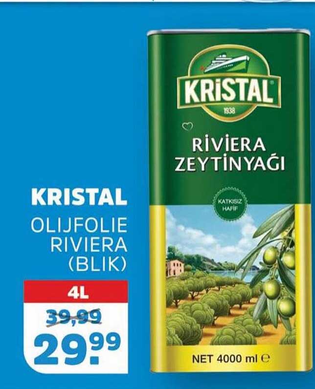 KRISTAL OLİJFOLİE RIVIERA (BLIK) 4L