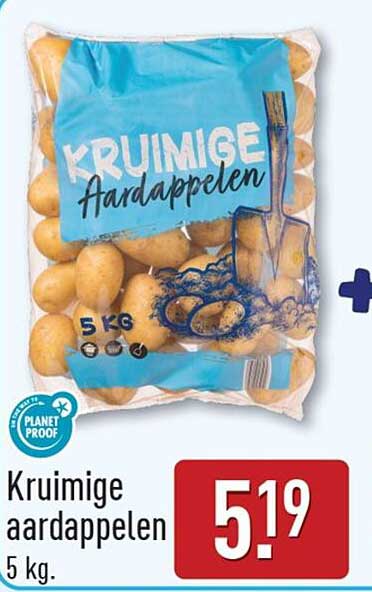 Kruimige aardappelen 5 kg.