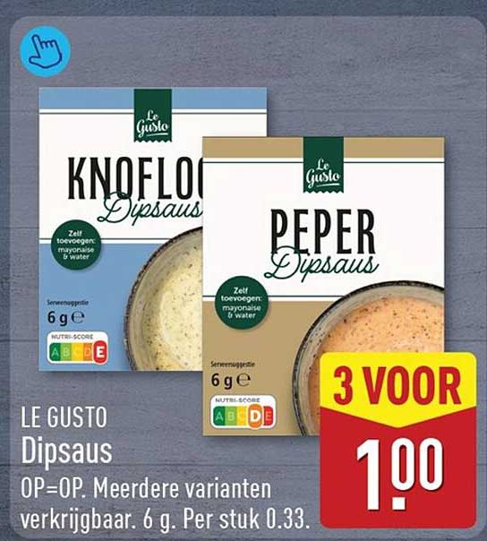 LE GUSTO Dipsaus