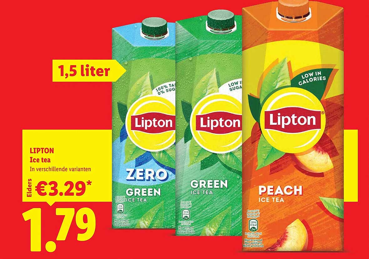 LIPTON Ice tea In verschillende varianten 1,5 liter