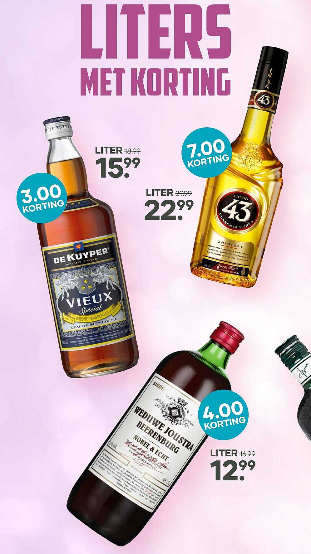 LITERS MET KORTING