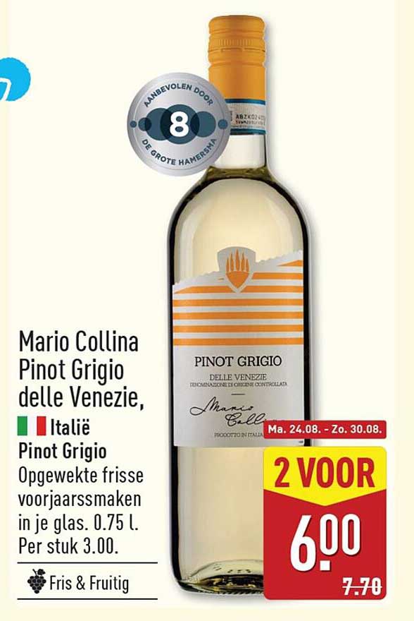 Mario Collina Pinot Grigio delle Venezie, Italië Pinot Grigio