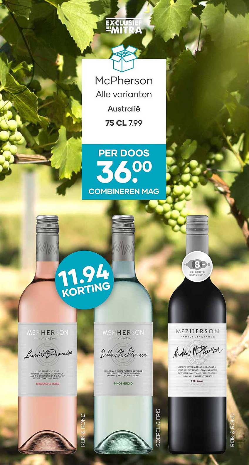 McPherson Alle varianten Australië 75 CL