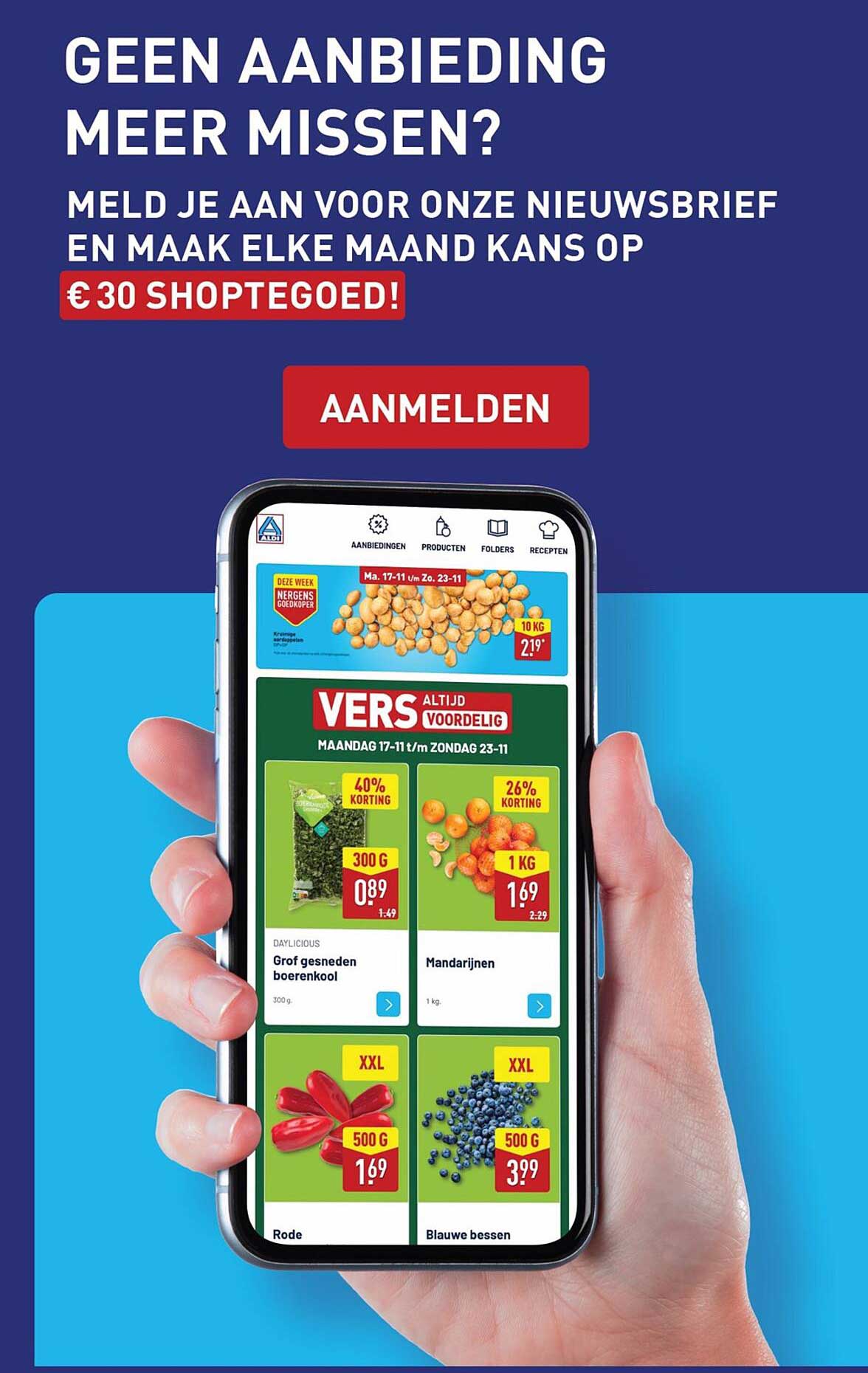 Meld je aan voor onze nieuwsbrief en maak elke maand kans op € 30 shoptegoed!