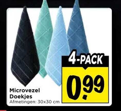 Microvezel Doekjes 4-PACK