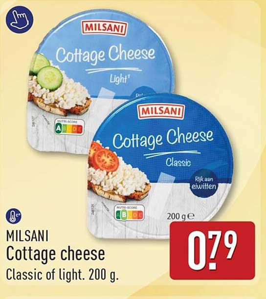 MILSANI Cottage cheese Classic of light. 200 g.