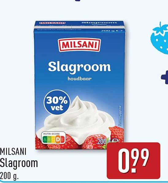 MILSANI Slagroom 200 g