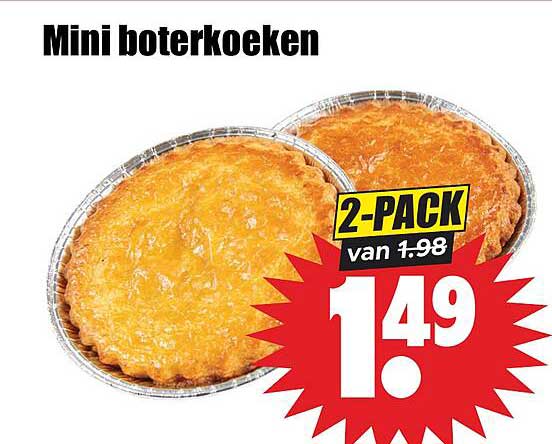 Mini boterkoeken 2-PACK