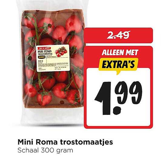 Mini Roma trostomaatjes