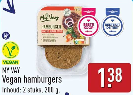 MY VAY Vegan hamburgers