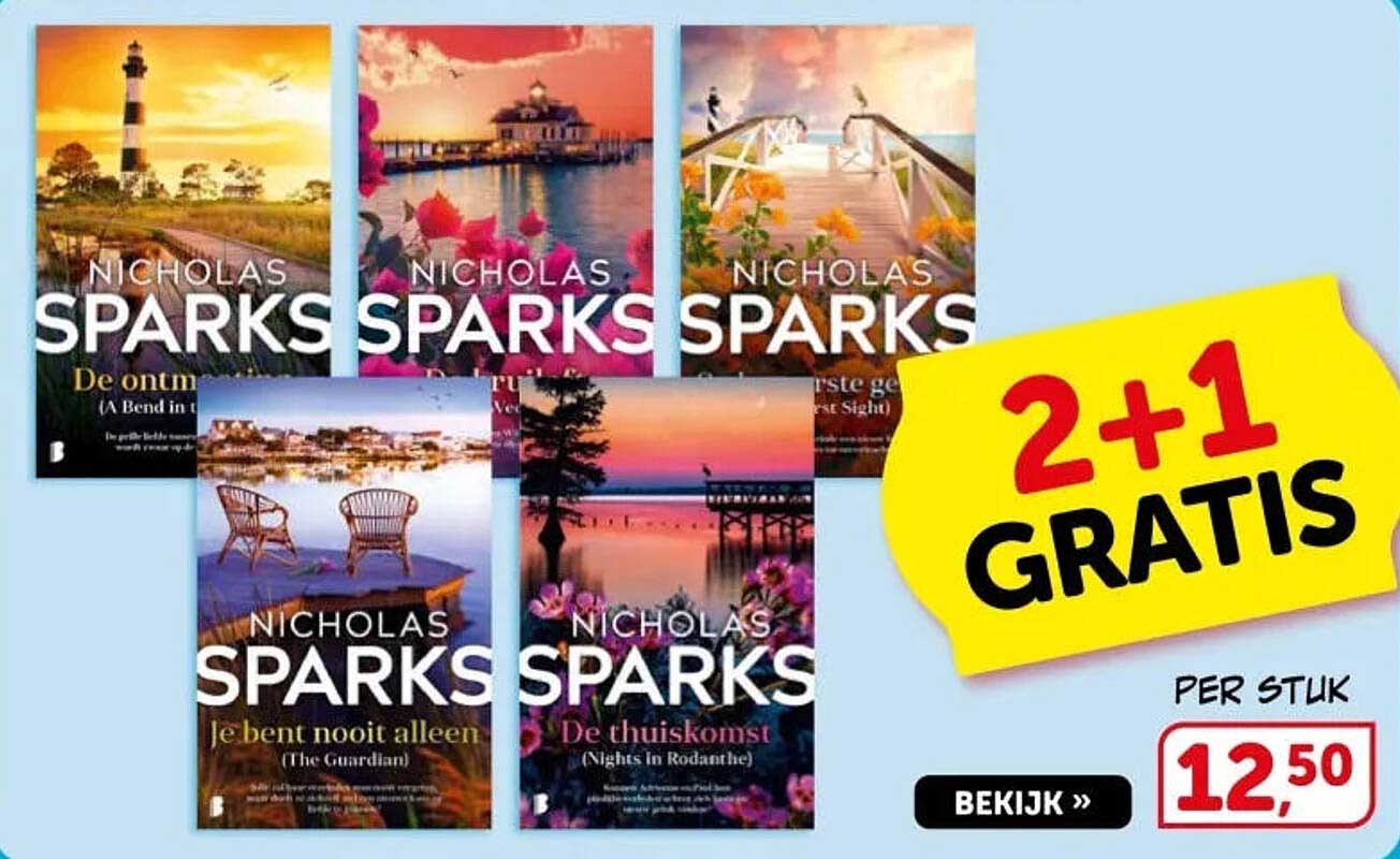 Nicholas Sparks 2+1 gratis