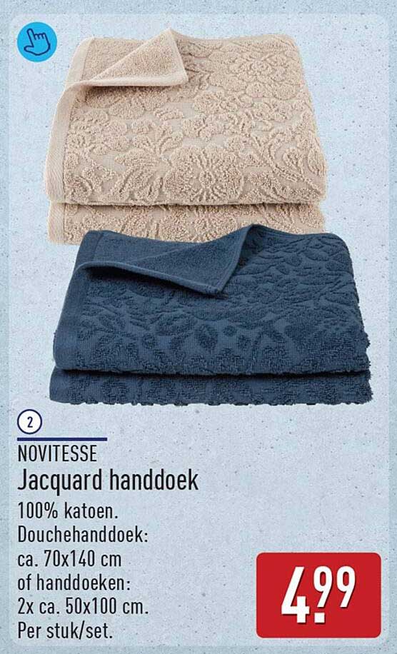 NOVITESSE Jacquard handdoek