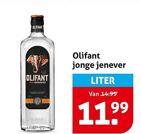 Olifant jonge jenever LITER