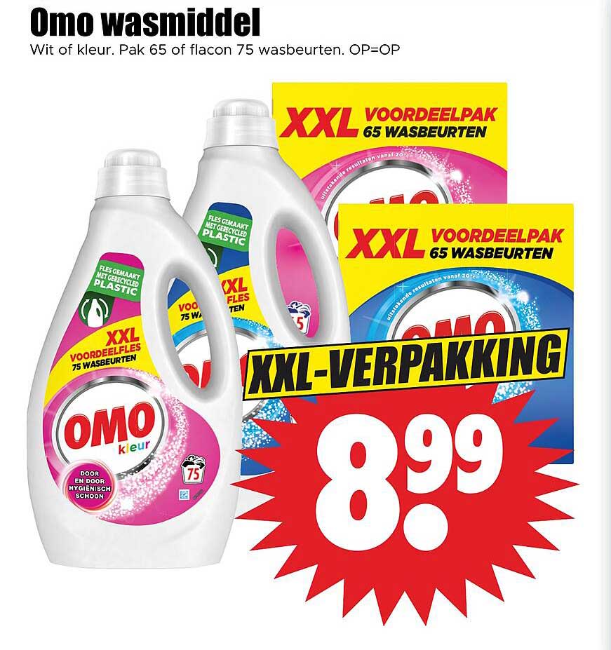 Omo wasmiddel XXL-VERPAKKING