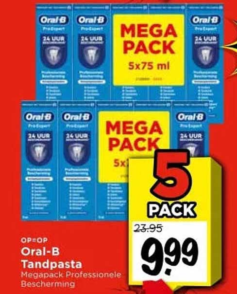 Oral-B Tandpasta Megapack Professionele Bescherming