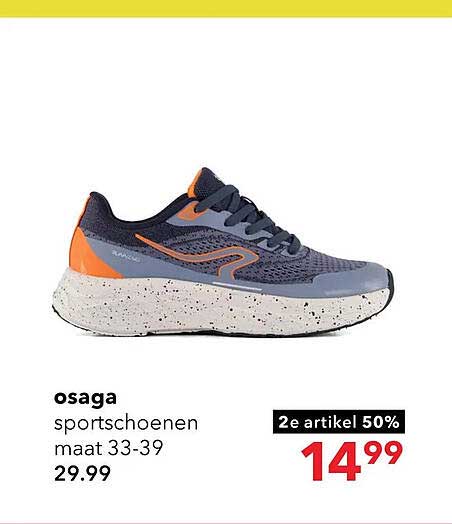 osaga sportschoenen maat 33-39 2e artikel 50%