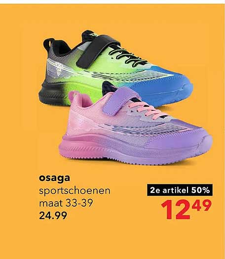 osaga sportschoenen maat 33-39 2e artikel 50%